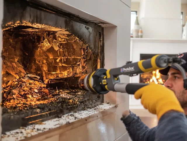 Professional chimney cleaning by Port Wentworth Chimney Sweep in Port Wentworth, GA