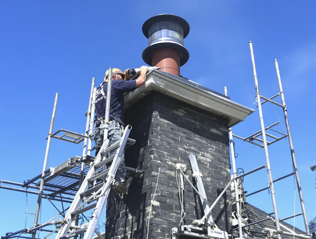 Sturdy chimney crown finished by Port Wentworth Chimney Sweep in Port Wentworth, GA