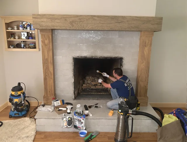Detailed creosote removal process by Port Wentworth Chimney Sweep in Port Wentworth, GA