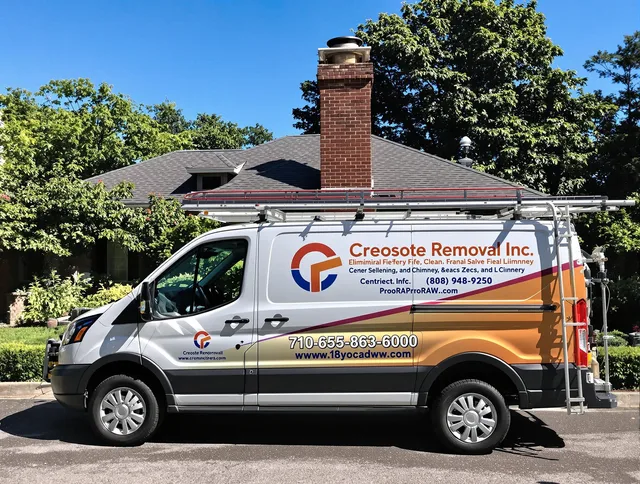 Port Wentworth Chimney Sweep technician removing creosote safely in Port Wentworth, GA