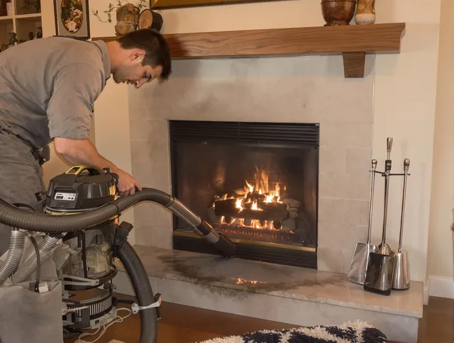 Routine fireplace upkeep by Port Wentworth Chimney Sweep in Port Wentworth, GA