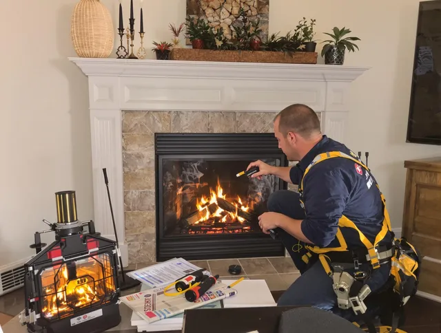Safety-focused fireplace inspection by Port Wentworth Chimney Sweep in Port Wentworth, GA