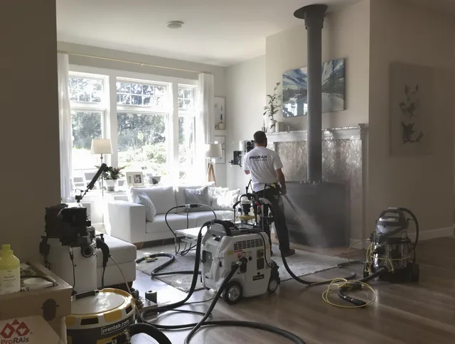 Soot removal service by Port Wentworth Chimney Sweep for a fireplace in Port Wentworth, GA