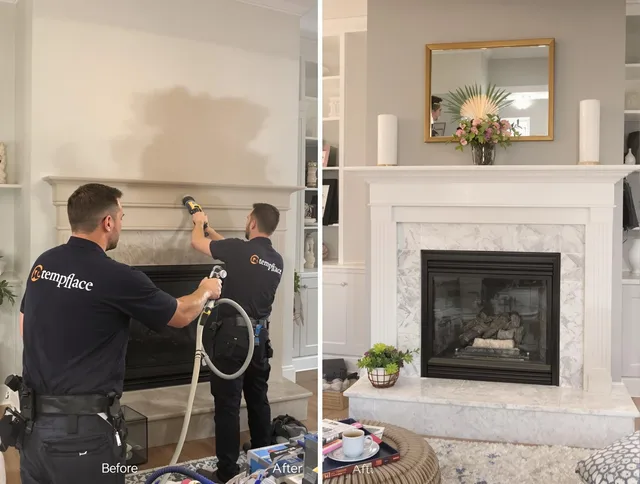 Professional soot removal by Port Wentworth Chimney Sweep team in Port Wentworth, GA